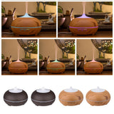 Maxbell 500ml Humidifier LED Changing Air Purifier Aroma Diffuser  Light brown