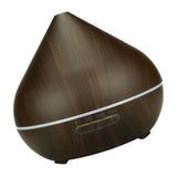 Maxbell 500ml 24V Humidifier LED Changing Air Purifier Aroma Diffuser  Dark brown