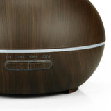 Maxbell 500ml 24V Humidifier LED Changing Air Purifier Aroma Diffuser  Dark brown