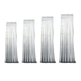 Max Window Valance Drape Gradient Color Sheer Voile Curtain Panel 100x160cm