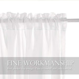 Max Window Valance Drape Gradient Color Sheer Voile Curtain Panel 140x245cm