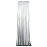 Max Window Valance Drape Gradient Color Sheer Voile Curtain Panel 140x245cm