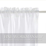 Max Maxb Window Valance Drape Blue Gradient Color Sheer Voile Curtain Panel 140x175cm