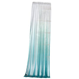 Max Maxb Window Valance Drape Blue Gradient Color Sheer Voile Curtain Panel 140x175cm
