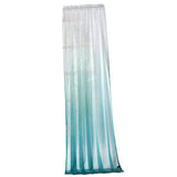 Max Maxb Window Valance Drape Blue Gradient Color Sheer Voile Curtain Panel 140x175cm