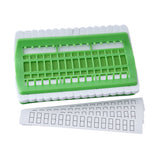 Max 30 Holes Floss Organizer Embroidery Tool Sewing Needle Pins Holder Green