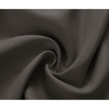 Max Short Curtain Panel Solid Color Valance for Kitchen Windows Deep Grey