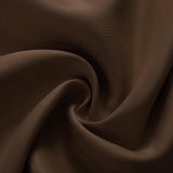 Max Short Curtain Panel Solid Color Valance for Kitchen Windows Coffee