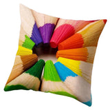 Max Colorful Bed Decor Soft Square Throw Pillow Case Cushion Covers  E