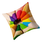 Max Colorful Bed Decor Soft Square Throw Pillow Case Cushion Covers  E