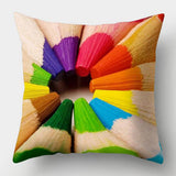 Max Colorful Bed Decor Soft Square Throw Pillow Case Cushion Covers  E