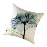 Max Flowers Cotton Linen Soft Square Throw Pillow Case Cushion Covers  F