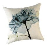 Max Flowers Cotton Linen Soft Square Throw Pillow Case Cushion Covers  F