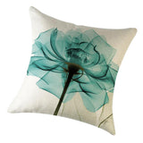 Max Flowers Cotton Linen Soft Square Throw Pillow Case Cushion Covers  H