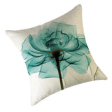 Max Flowers Cotton Linen Soft Square Throw Pillow Case Cushion Covers  H