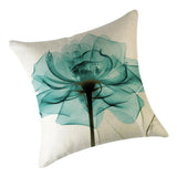 Max Flowers Cotton Linen Soft Square Throw Pillow Case Cushion Covers  H