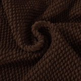 Max Stretch Washable Removable Chair Seat Covers Slipcover Protector Dark Brown