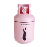 Max Gas Tank Shape USB House Humidifier & Colorful Night Light Pink
