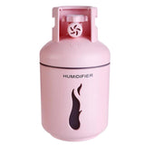 Max Gas Tank Shape USB House Humidifier & Colorful Night Light Pink