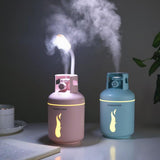 Max Gas Tank Shape USB House Humidifier & Colorful Night Light Pink