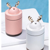 Max USB Air Mist Humidifier Essential Oil Diffuser Aroma Diffuser 260ml Pink