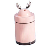 Max USB Air Mist Humidifier Essential Oil Diffuser Aroma Diffuser 260ml Pink