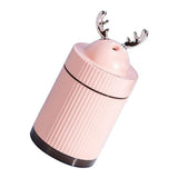 Max USB Air Mist Humidifier Essential Oil Diffuser Aroma Diffuser 260ml Pink