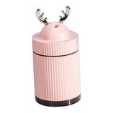 Max USB Air Mist Humidifier Essential Oil Diffuser Aroma Diffuser 260ml Pink