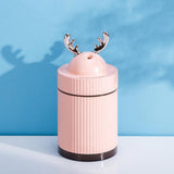 Max USB Air Mist Humidifier Essential Oil Diffuser Aroma Diffuser 260ml Pink