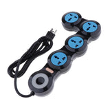 Maxbell Charging Power Strip,Changeable 3 Pins Strip Socket US 4 Outlets