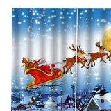 Max Christmas Living Room Bedroom Window Drapes 2 Panel Set 79x55 C