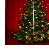Max Christmas Living Room Bedroom Window Drapes 2 Panel Set 79x55" A