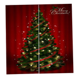 Max Christmas Living Room Bedroom Window Drapes 2 Panel Set 79x55" A