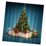 Max Christmas Pattern Living Room Bedroom Window Drapes For Home Kids Room Decor