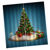 Max Christmas Pattern Living Room Bedroom Window Drapes For Home Kids Room Decor