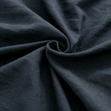 Max Maxb Solid Color Polyester Pillow Case Cushion Cover with Ties 2-in-1 Dark Blue