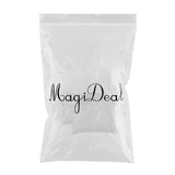Max Maxb Solid Color Polyester Pillow Case Cushion Cover with Ties 2-in-1 White