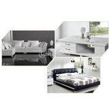 Maxbell 4x Bed Riser Table Lifts Furniture Square Feet Plinth Floor Protector 11.5cm