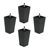 Maxbell 4x Bed Riser Table Lifts Furniture Square Feet Plinth Floor Protector 11.5cm