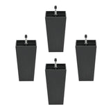 Maxbell 4x Bed Riser Table Lifts Furniture Square Feet Plinth Floor Protector 11.5cm