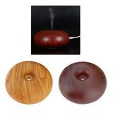 Max 175ml Wood Grain Humidifier Mute Bedroom USB Spray Humidifiers Dark Brown