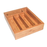 Max Maxb Multi-functional Bamboo Pastoral Kitchen Knife Box Kitchen Drawer Organizer