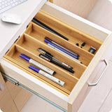 Max Maxb Multi-functional Bamboo Pastoral Kitchen Knife Box Kitchen Drawer Organizer