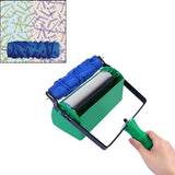 Max Maxb DIY Texture Patterned Paint Rollers Head for Walls Roller Printing Machine B