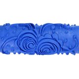 Max Maxb DIY Texture Patterned Paint Rollers Head for Walls Flower Shape Head