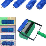 Max Maxb DIY Texture Patterned Paint Rollers Head for Walls Parallel Stripes Head