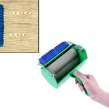 Max Maxb DIY Texture Patterned Paint Rollers Head for Walls Parallel Stripes Head