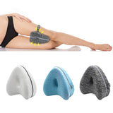 Max Heart Shape Memory Foam Leg Pillow Side Sleep Knee Pillow Gray