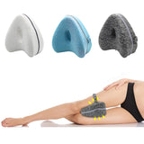 Max Heart Shape Memory Foam Leg Pillow Side Sleep Knee Pillow Gray
