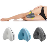 Max Heart Shape Memory Foam Leg Pillow Side Sleep Knee Pillow Gray